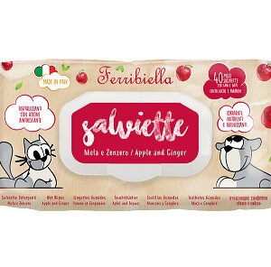 Servetele umede Ferribiella - Ghimbir - 40buc.