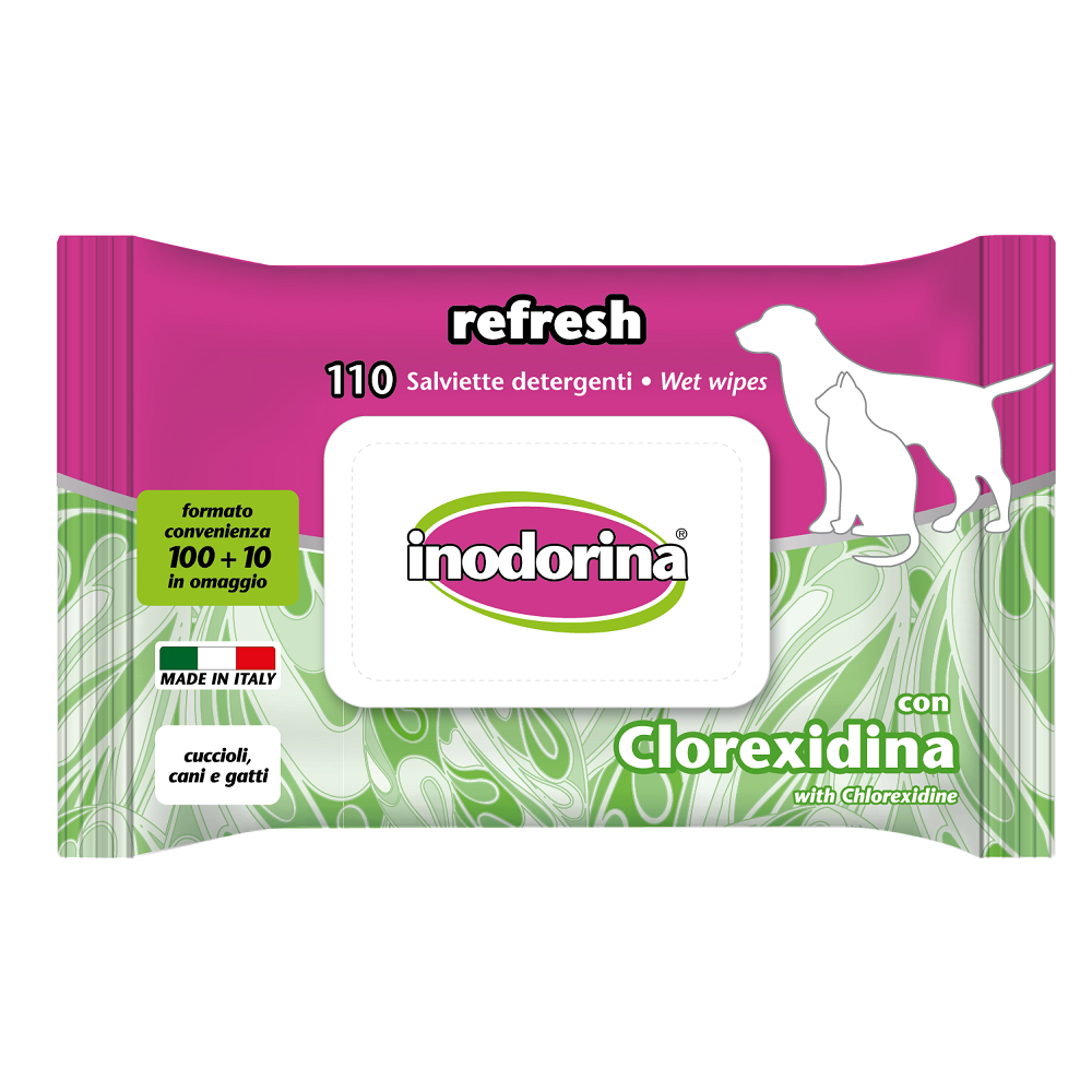 Servetele umede Inodorina Clorhrexidina 110 buc