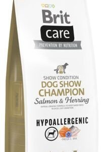 Brit Care Dog Hypoallergenic Dog Show Champion somon si hering - brit,1-kg