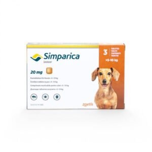 Antiparazitar extern pentru caini Simparica (5-10 kg), 1 tableta (20 mg)