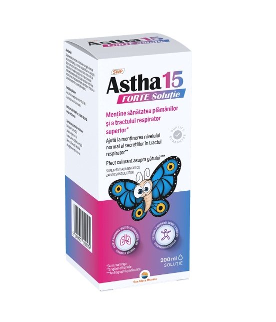 Sirop Astha 15 Forte 200 ml, Sun Wave Pharma