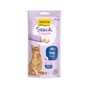 Recompensa cremoasa pentru pisici Gimcat Snack Cream cu ton pachet 6x15 g