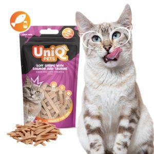 Recompense pentru pisici, Somon 80 % - 27 % proteina pt pisicute - 50 gr