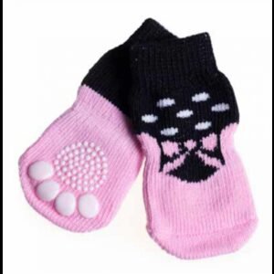 Sosete antialunecare Pink 4 buc - L