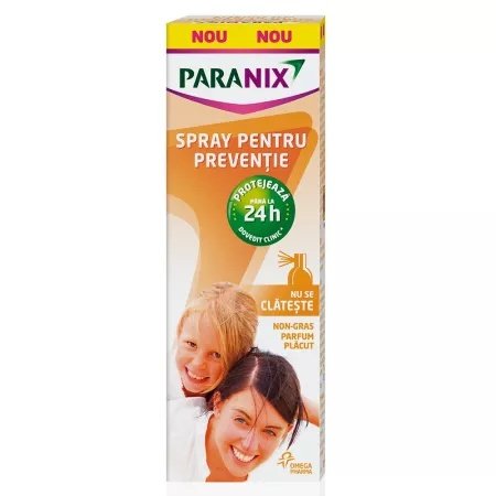 Spray pentru Prevenție Împotriva Păduchilor Paranix, 100 ml