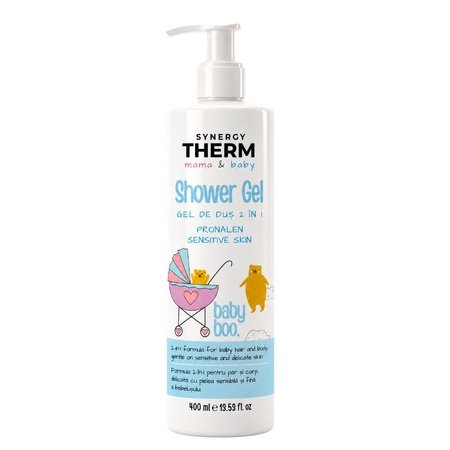 Synergytherm Mama & Baby 2 In 1 Shower Gel Baby - 2 In 1 Gel De Du Pentru Bebelui 400ml