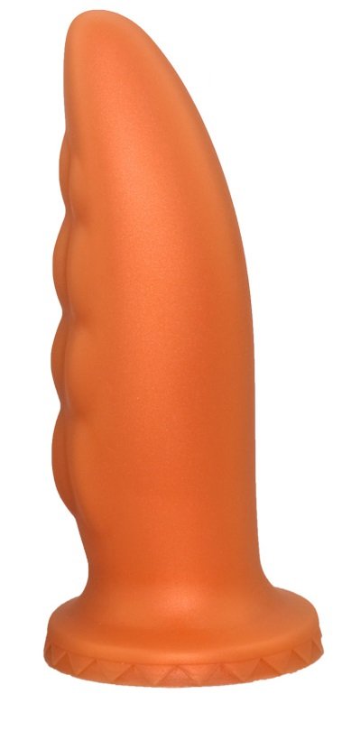 Dildo Tentus Large, Silicon Lichid, Auriu, 21 cm, Mokko Toys