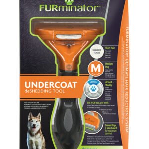 Trimmer profesional Furminator caini, blana Scurta- M