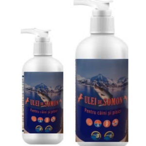 Ulei de somon pentru caini si pisici, Carpathian Pet Food, V&P 200ML