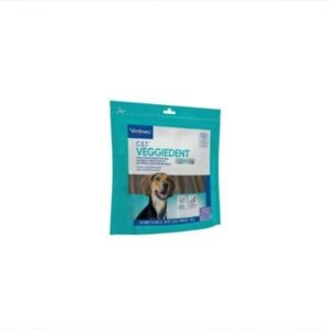 Recompensa dentara, masticabila, pentru caini cu greutatea intre 10 si 30 kg, baton Veggiedent Fr3sh, M, 15 bucati