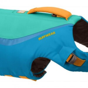 Vesta inot pentru caini, albastra, cu maner puternic si fasie reflectorizanta, M - 69-81 cm