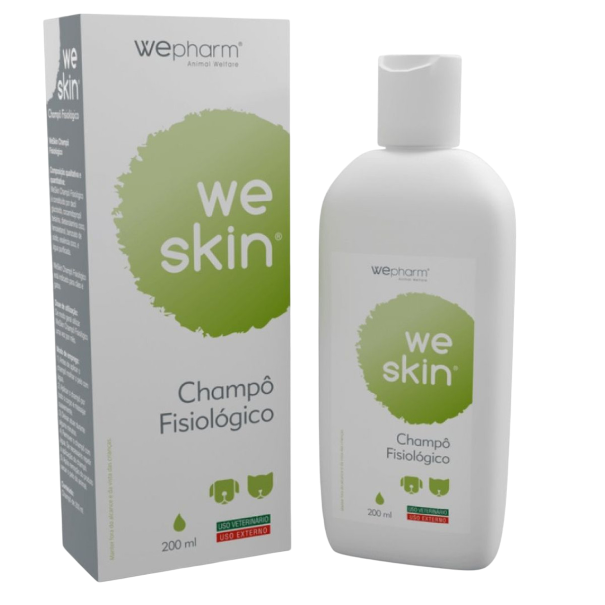 Sampon fiziologic pentru caini si pisici WeSkin, 200 ml