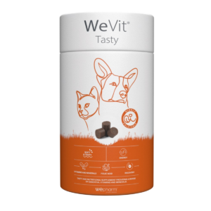 Recompense cu vitamine pentru caini si pisici WeVit Tasty, 30 comprimate masticabile