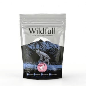 Wildfull Cat Hair & Skin - Hrana uscata ultra-premium - Somon, Pachet 2 X 1.5 kg