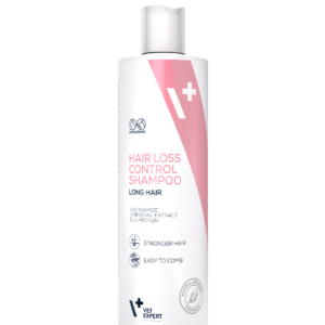 Sampon impotriva caderii parului pentru caini si pisici cu blana lunga Vet Expert Hair Loss Control, 250 ml