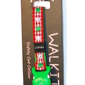 Walkit Zgarda Pisica Woven 1.0 X 20-30 cm Verde