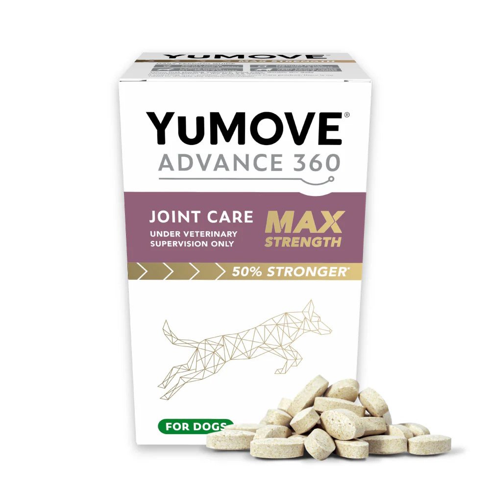 Supliment articulatii caine, Yumove Advance 360 , Max Strenght, 120 Tablete
