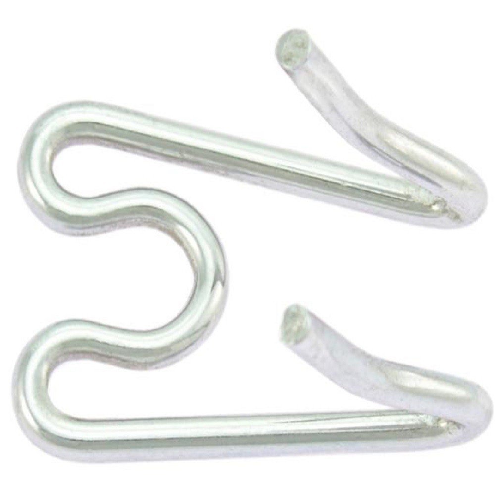 Zala metalica pentru prelungire zgarda de forta, argintie, din otel de inalta rezistenta, grosime 4 mm