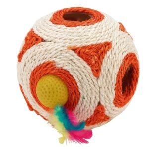 Zar din sisal cu zornaitoare - 12cm