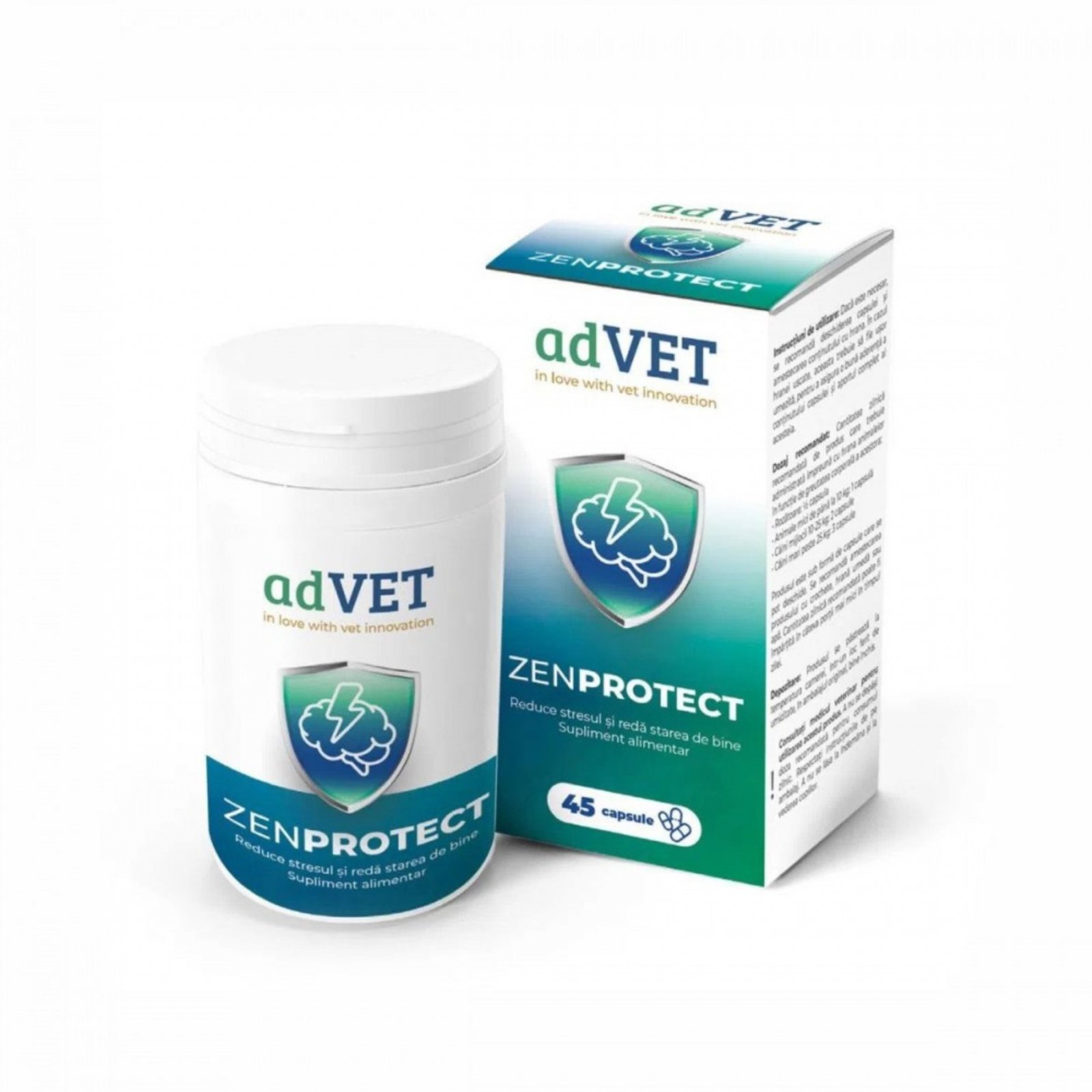 Zenprotect, Spupliment alimentar, 45 capsule