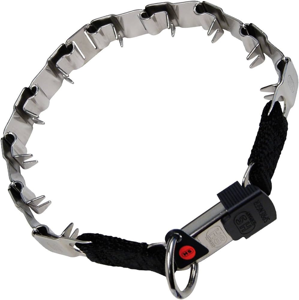 Zgarda forta Sprenger NeckTech, otel inoxidabil, ajustabila, lungime 60 cm x latime 2.3 cm