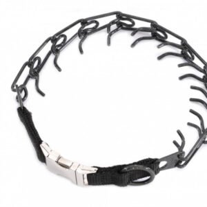 Zgarda forta, otel inoxidabil negru, ajustabila, 3.2 mm x 53 cm