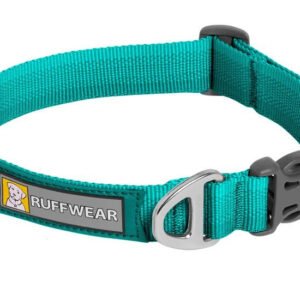 Zgarda caini Front Range Ruffwear, aurora teal, reglabila, 51-66 cm x 2 cm