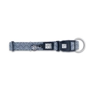 Zgarda cainii Max & Molly, neagra, reglabila, cu sistem Smart ID, 30-40 cm x 2 cm