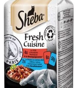 Sheba Minipouch Selectii De Vita/Peste 6X50 G